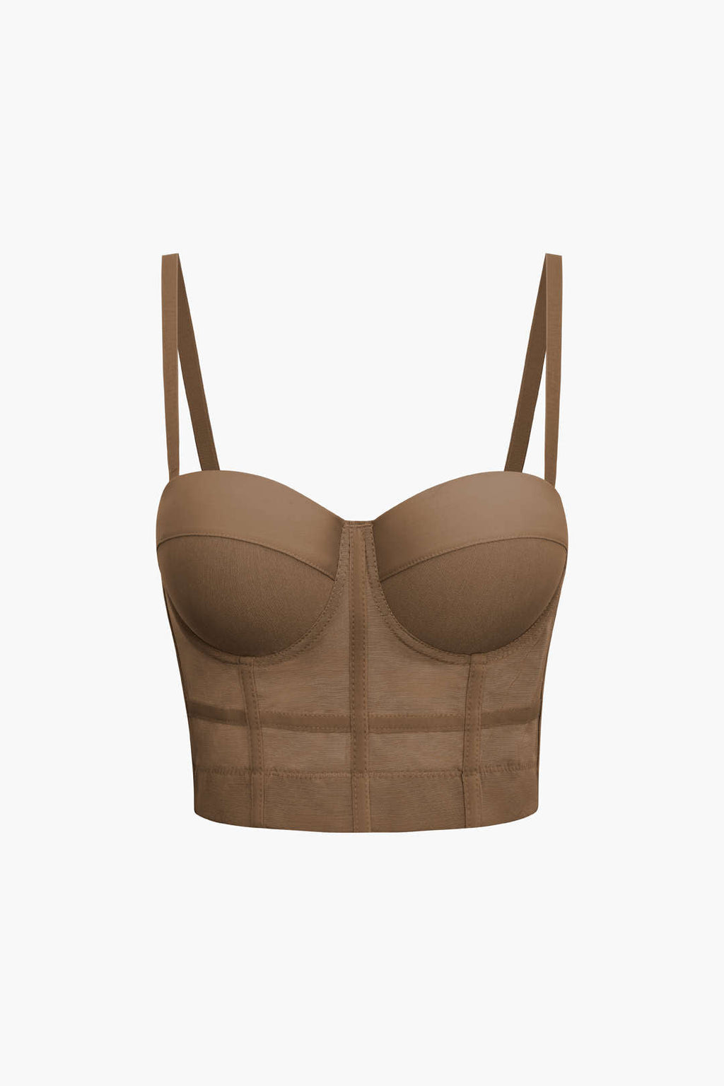 Blouse Bustier en Maille avec Soutien-Gorge Intégré