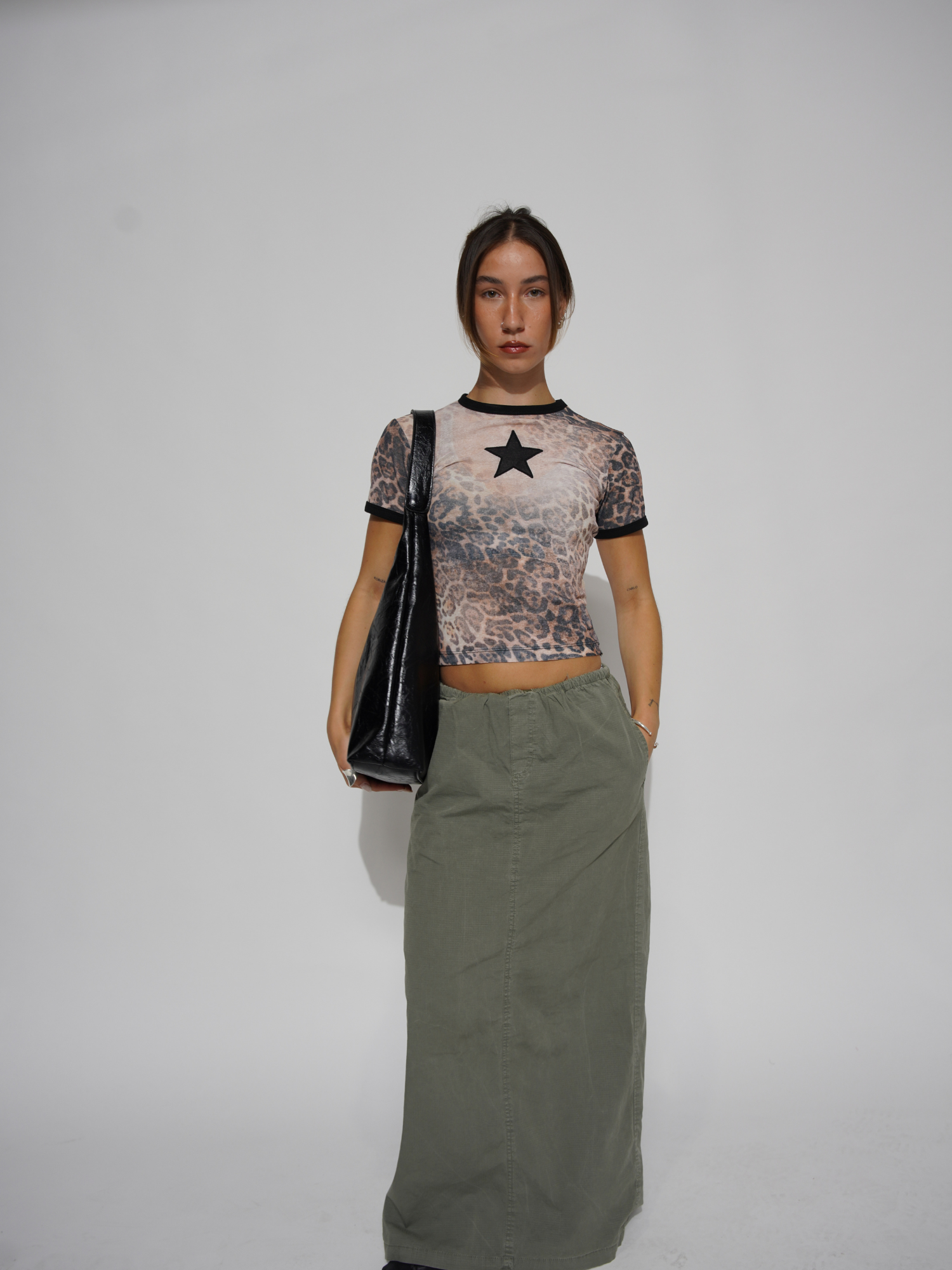 Sac fourre-tout en cuir vieilli au style vintage