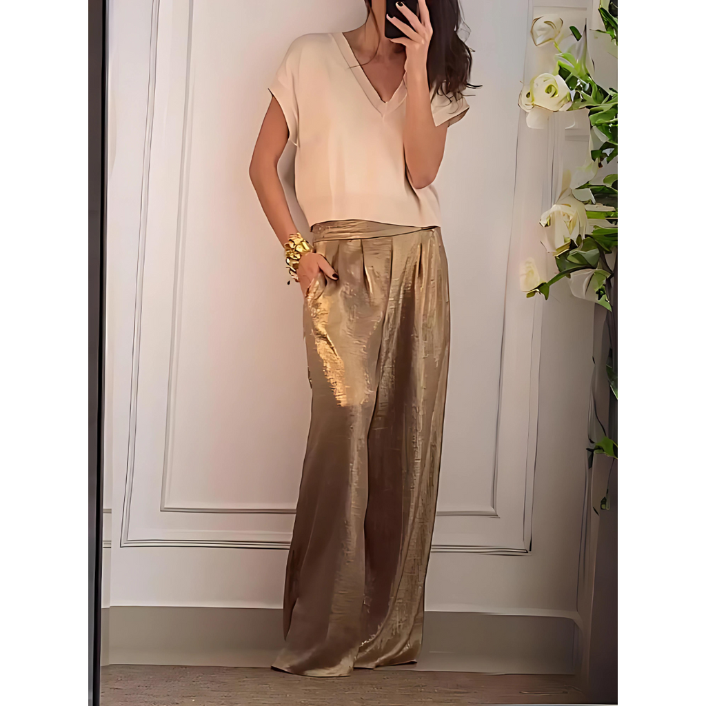 Chic High-Waisted Pants