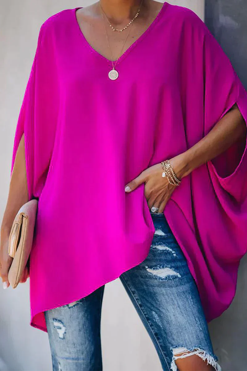 Chic Spring Oversized Blouse