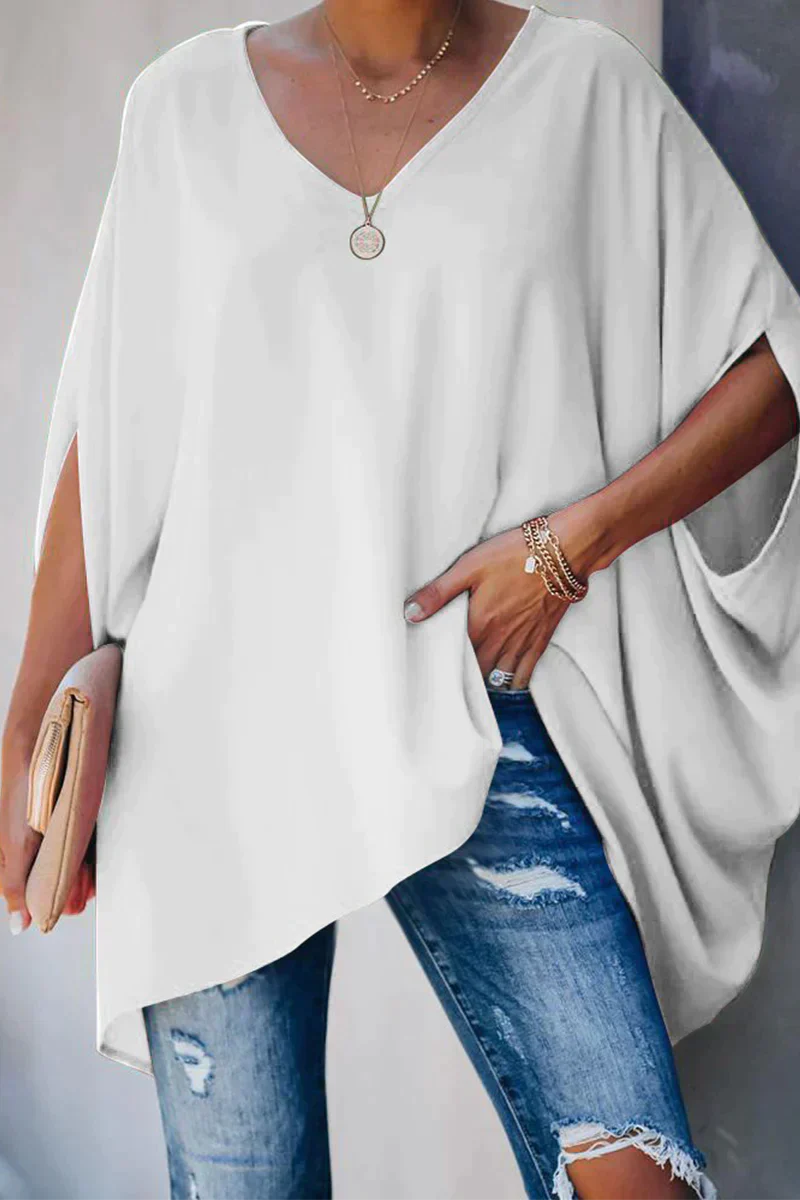Chic Spring Oversized Blouse