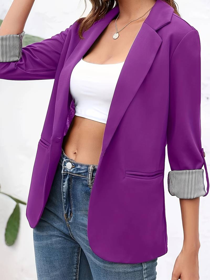 Blazer Élégant pour un Look Décontracté et Sans Effort