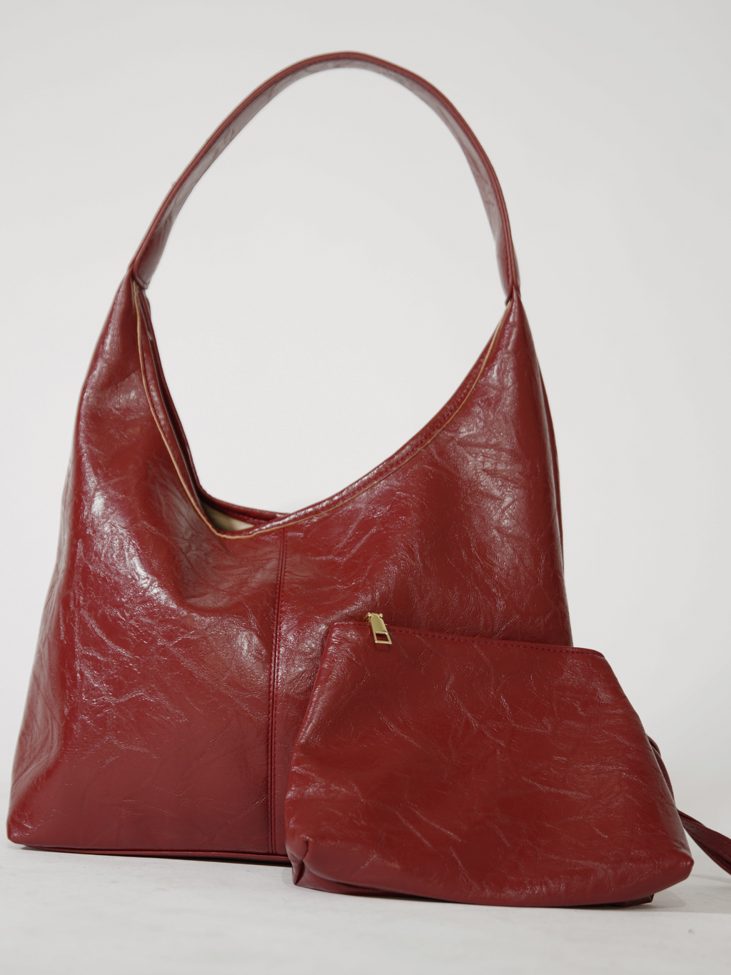 Sac fourre-tout en cuir vieilli au style vintage