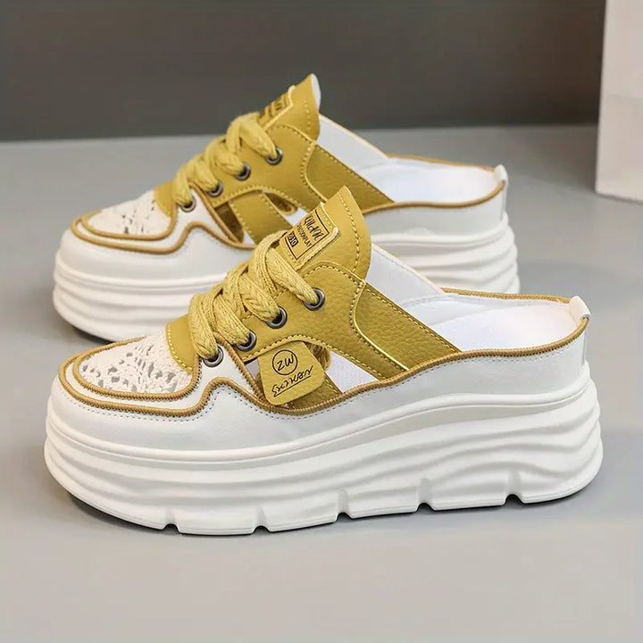 Ventilated Platform Sneakers