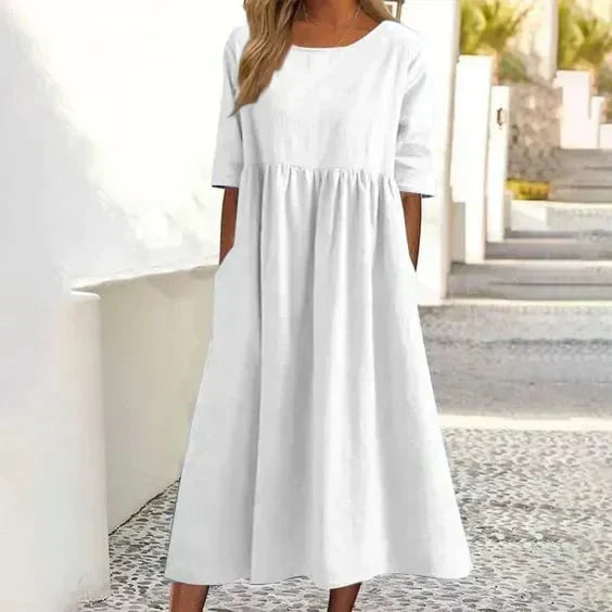 Odira - Élégante Robe en Coton