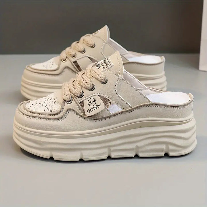 Ventilated Platform Sneakers
