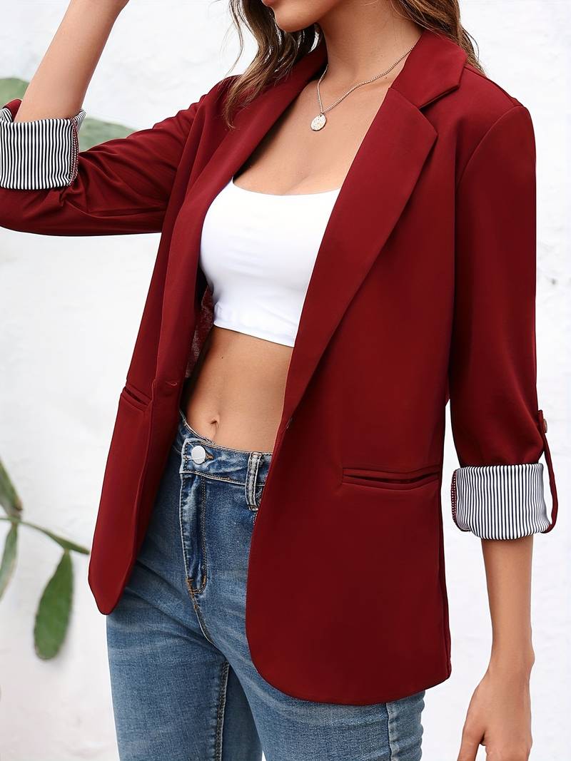 Blazer Élégant pour un Look Décontracté et Sans Effort