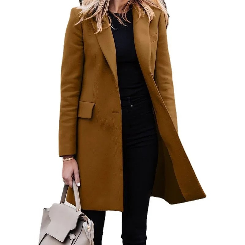 Trench Chic pour Femmes avec Élégant Détail de Nœud