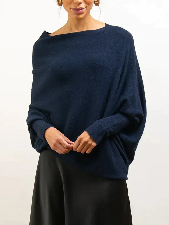 Paulina Off-Center Draped Pull