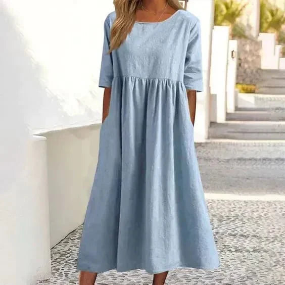 Odira - Élégante Robe en Coton