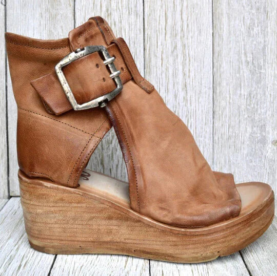 Sandales Wedge Bohèmes à Talon pour Femmes