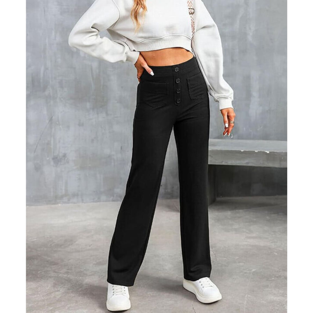 High-Waisted Stretch Pants