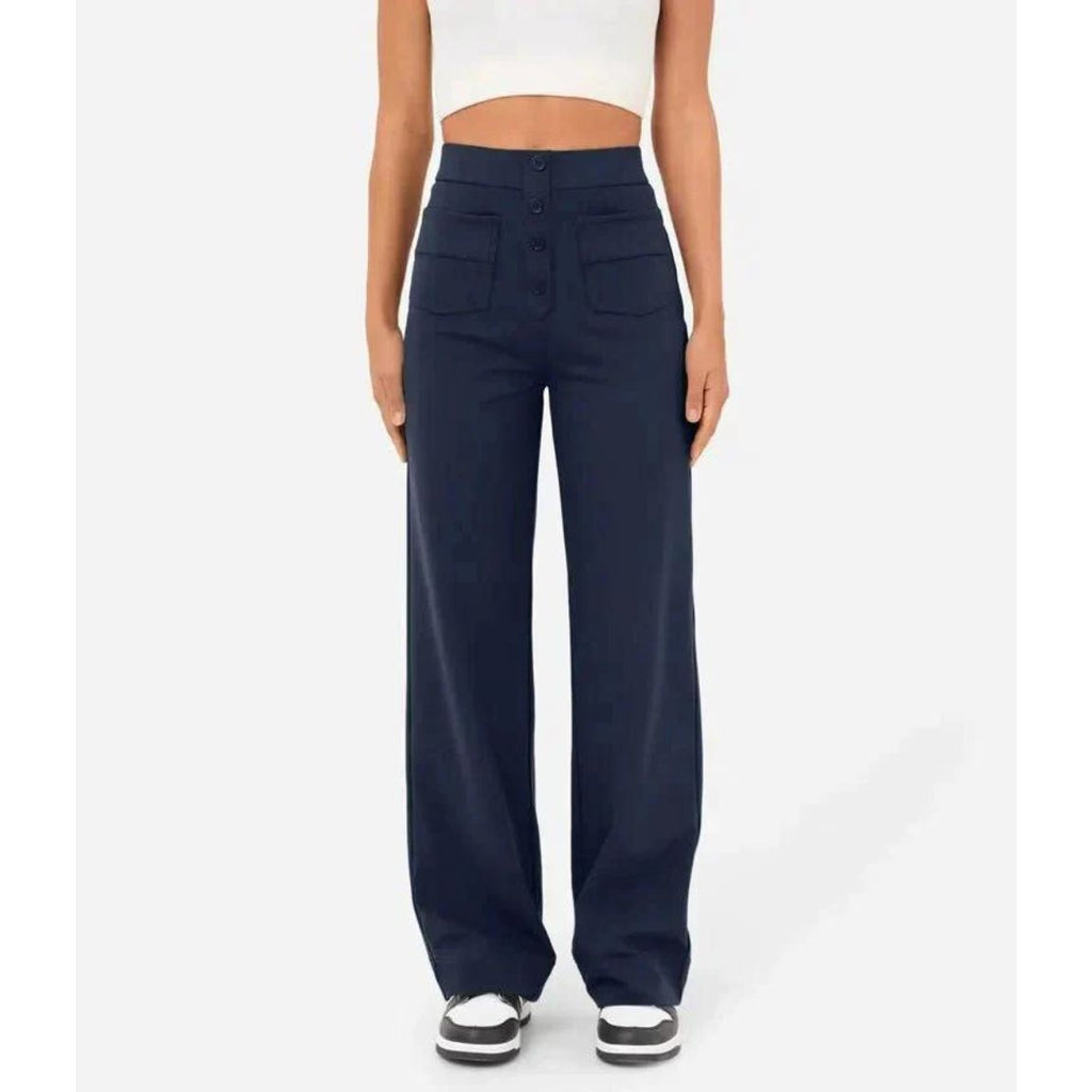 High-Waisted Stretch Pants