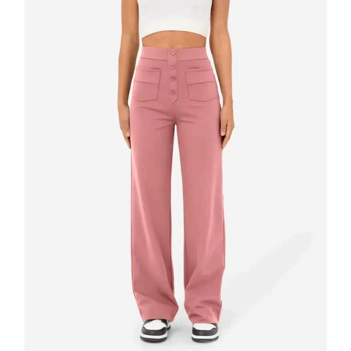 High-Waisted Stretch Pants