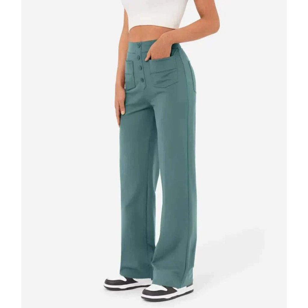 High-Waisted Stretch Pants