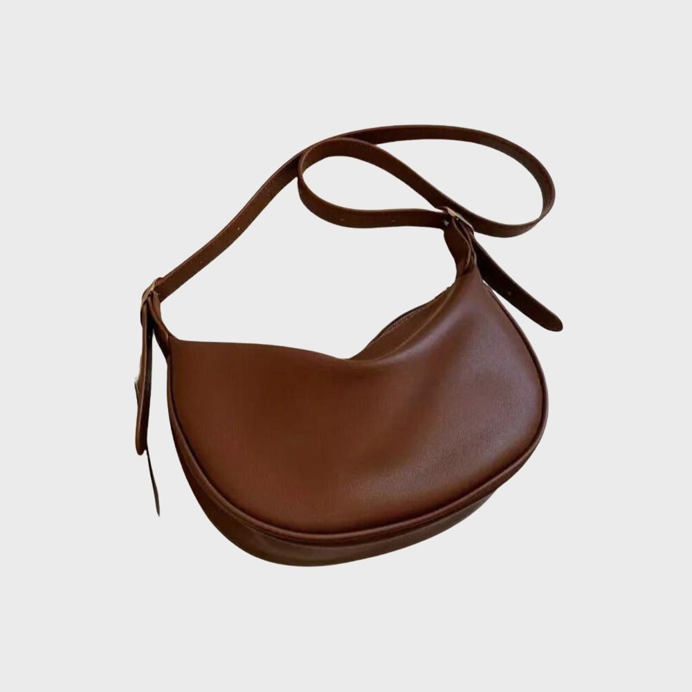 Sac bandoulière chic en cuir vegan – Élégance minimaliste sans effort