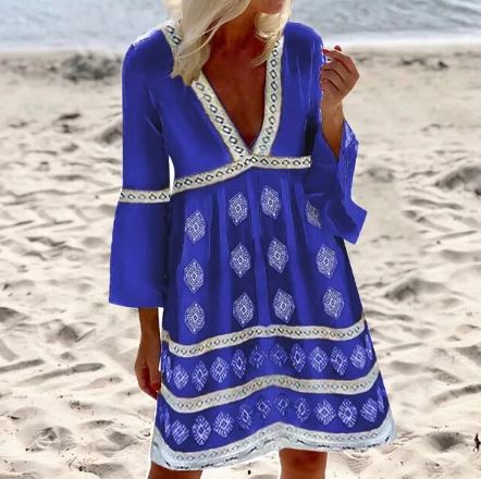 Robe d'Été Légère à Manches Chauve-Souris