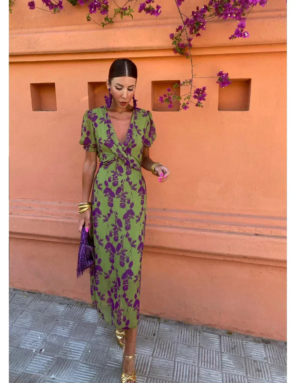 Chic Midi Robe - Erin