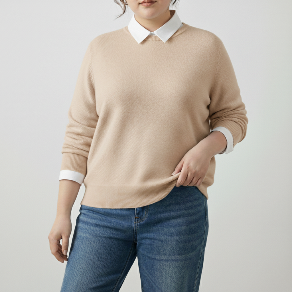 Pull Élégant en Tricot pour Femmes | Tailles Grandes Disponibles