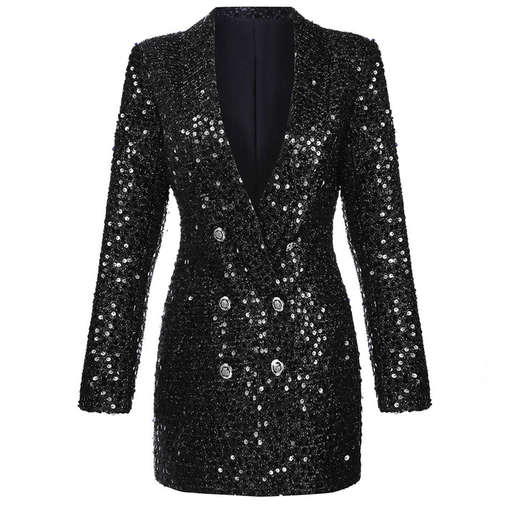 Paulina - Sequined Blazer Dress