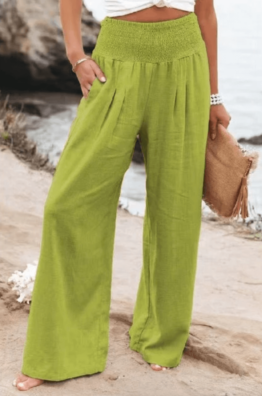Chic Stretch Palazzo Pants for Women