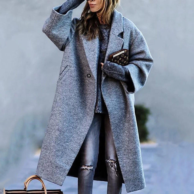Chic et Confortable Manteau en Laine