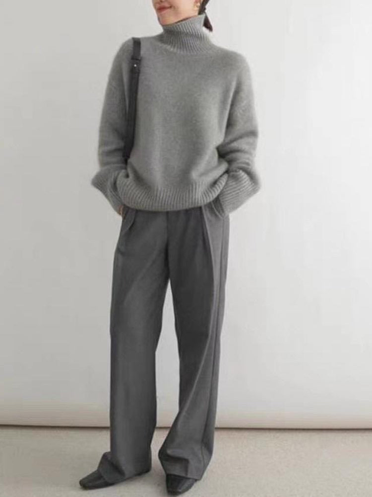 Chic Col Roulé pour Femmes