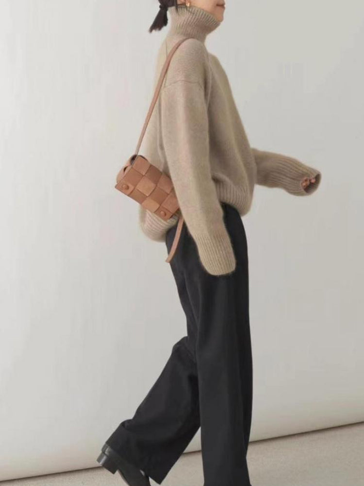 Chic Col Roulé pour Femmes