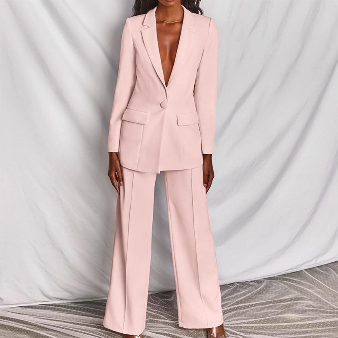 Hayley - Ensemble Élégant de Blazer et Pantalon pour Femmes