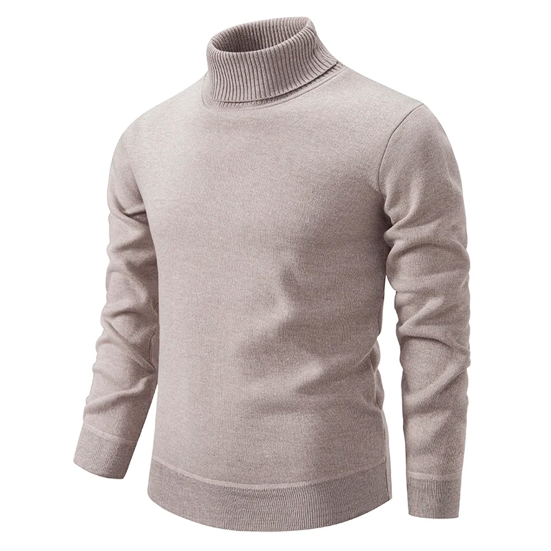Pull Col Roulé 100% Coton