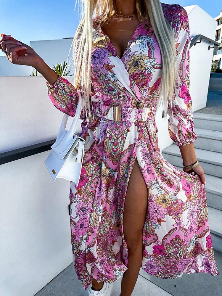 Niva - Chic Midi Robe