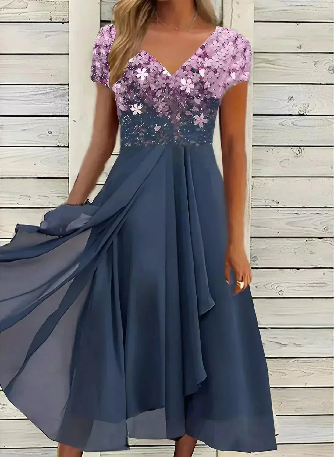 Robe de Soirée en Chiffon pour Femme