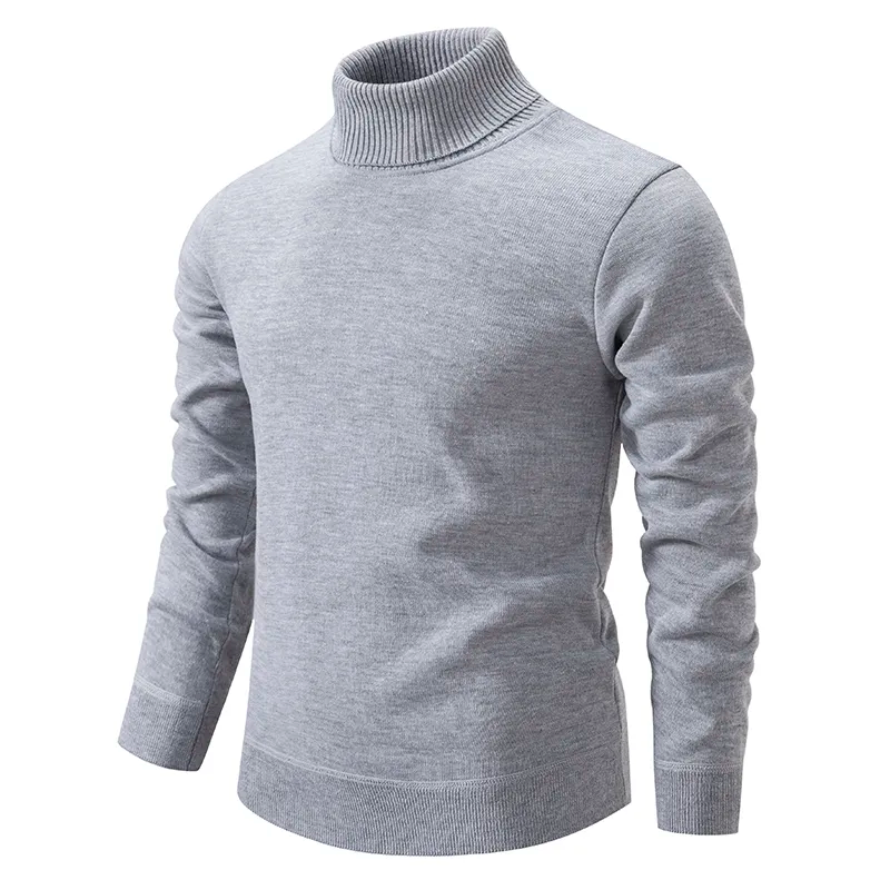 Pull Col Roulé 100% Coton