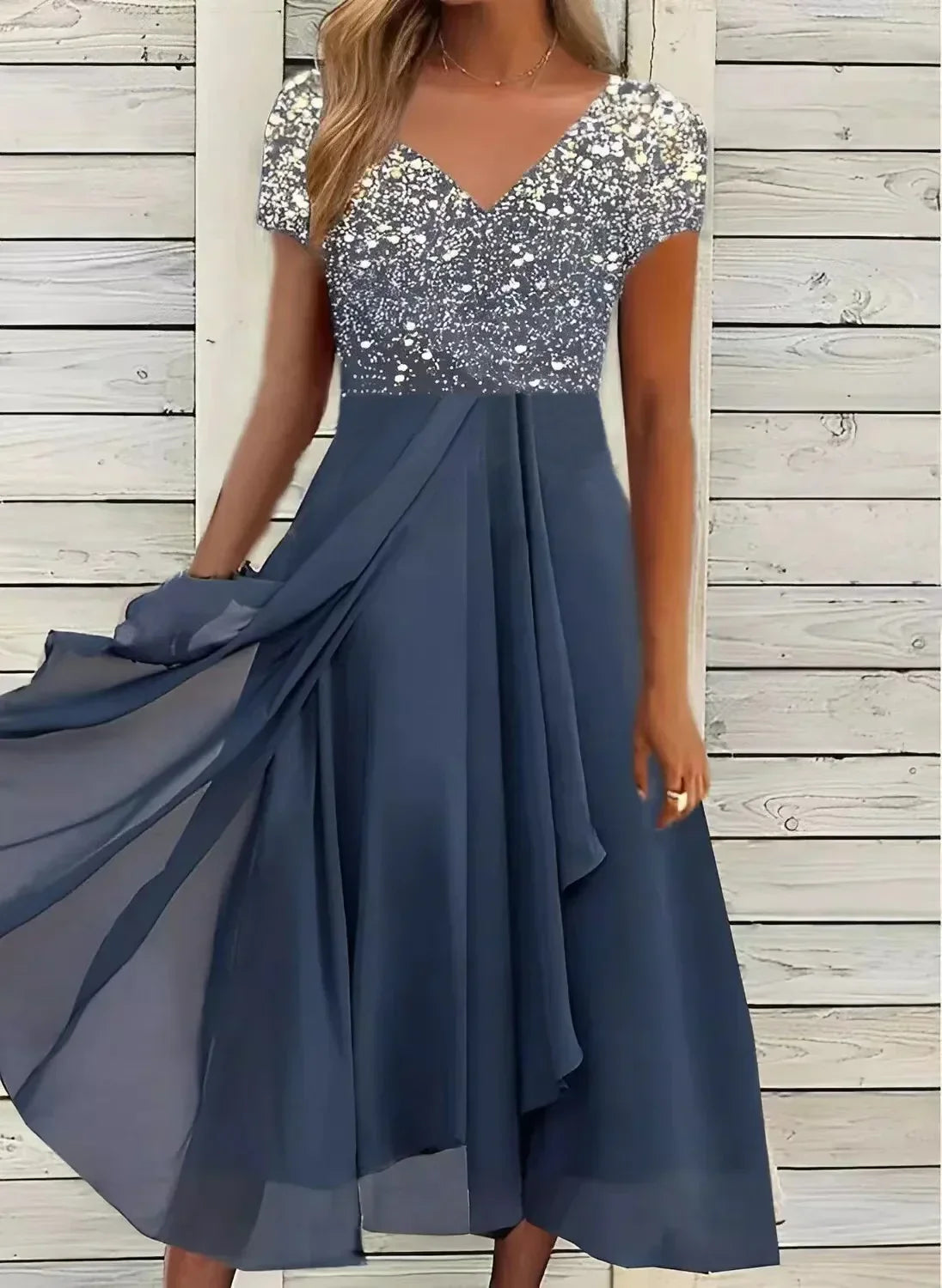 Robe de Soirée en Chiffon pour Femme
