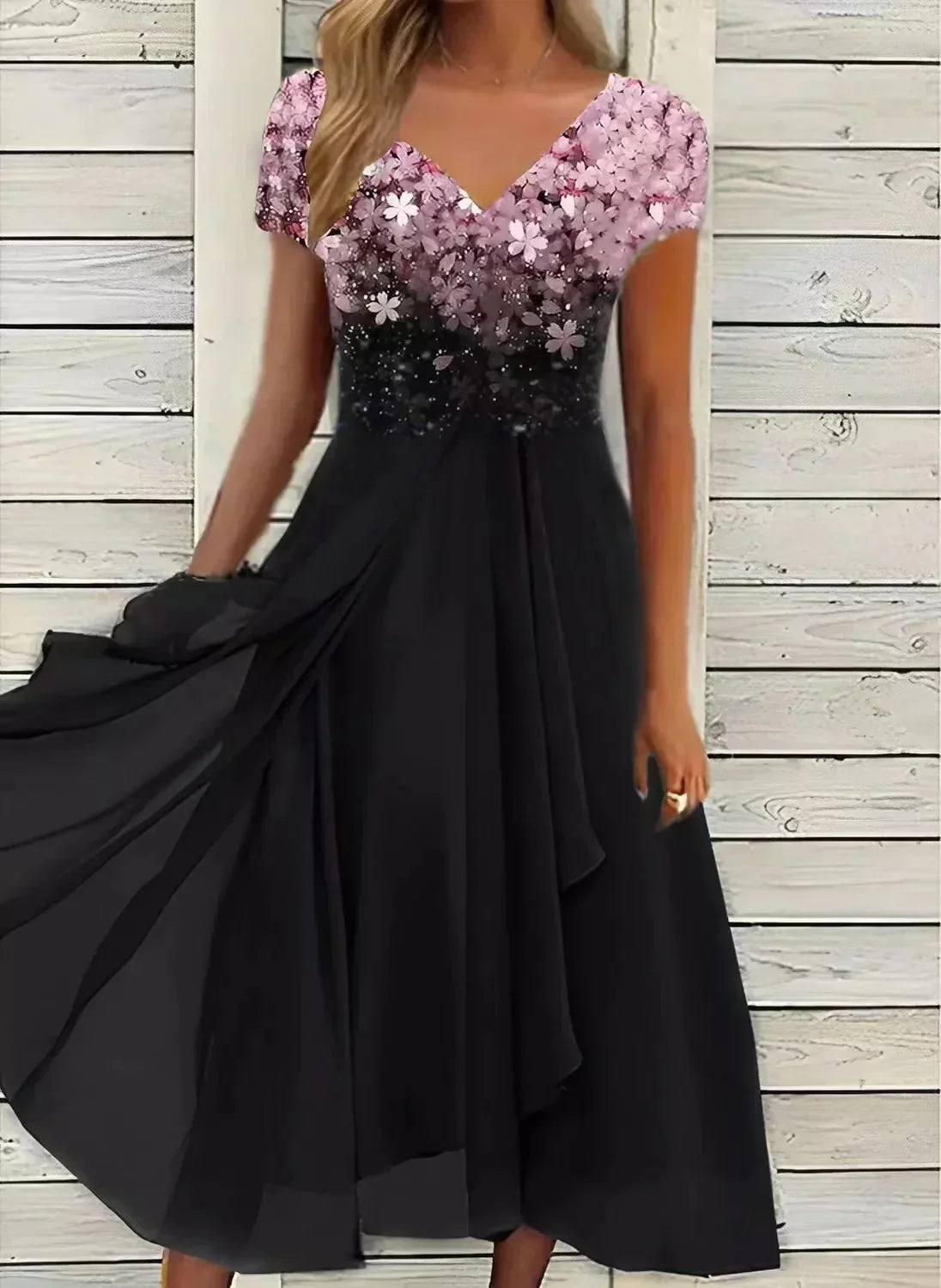 Robe de Soirée en Chiffon pour Femme