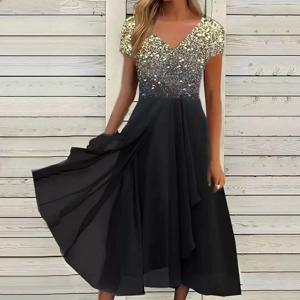 Robe de Soirée en Chiffon pour Femme