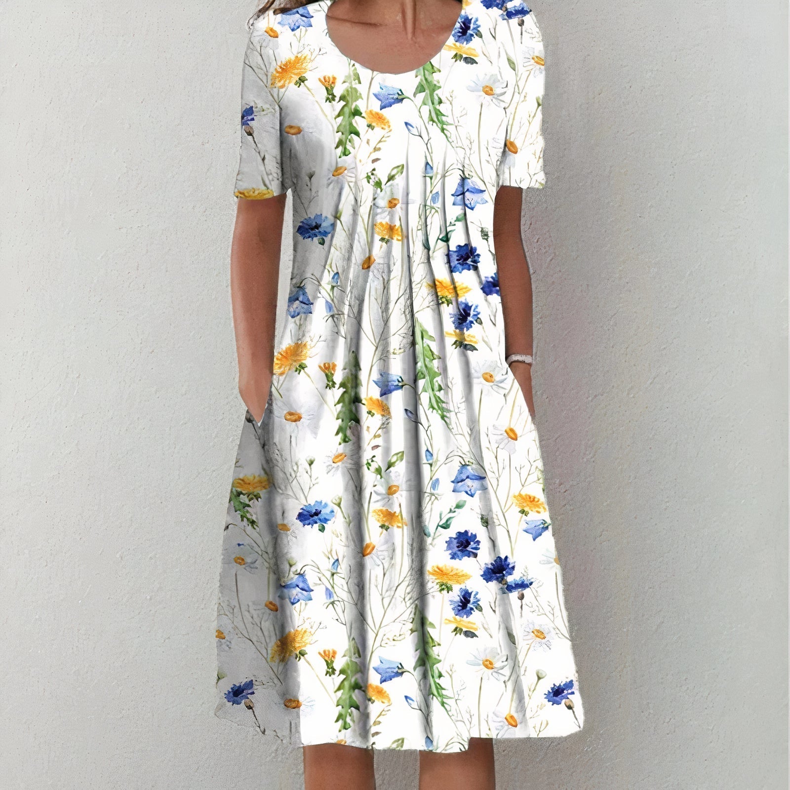 Flora - Élégante Robe en Coton
