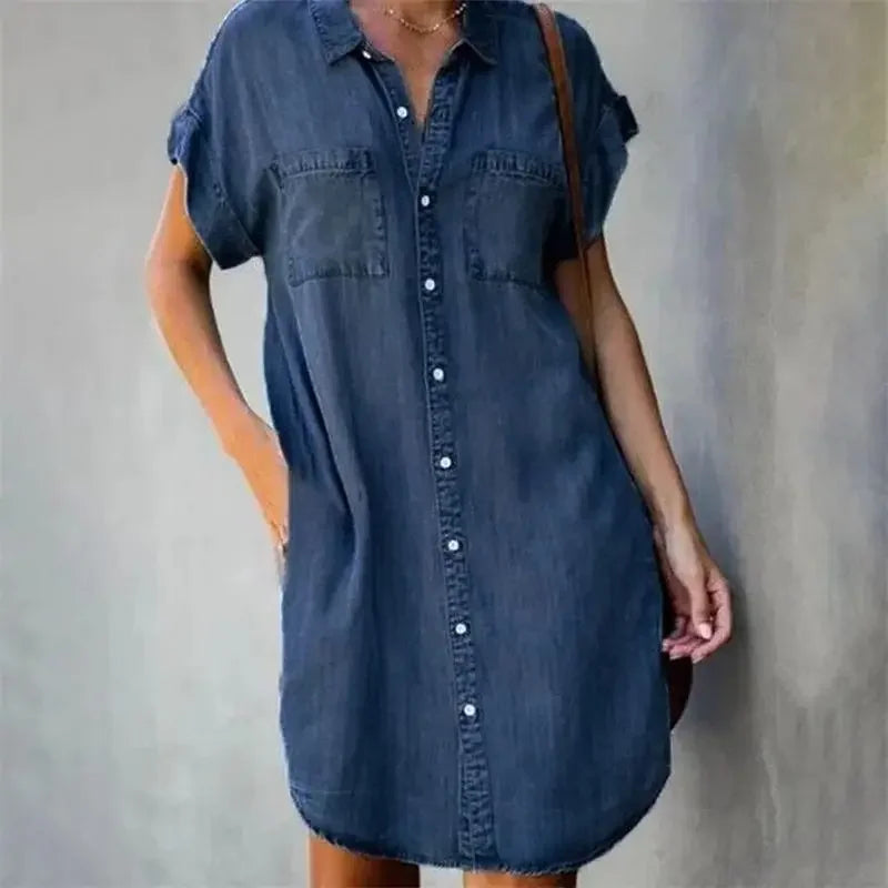 Summer Breeze Collection: 'Dagen' Denim Dress