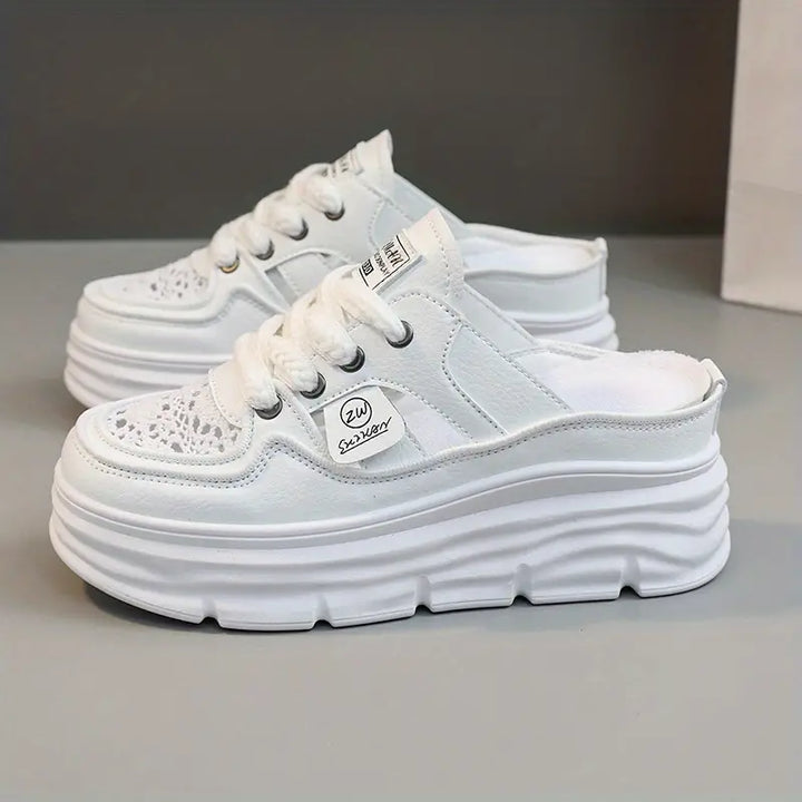 Ventilated Platform Sneakers