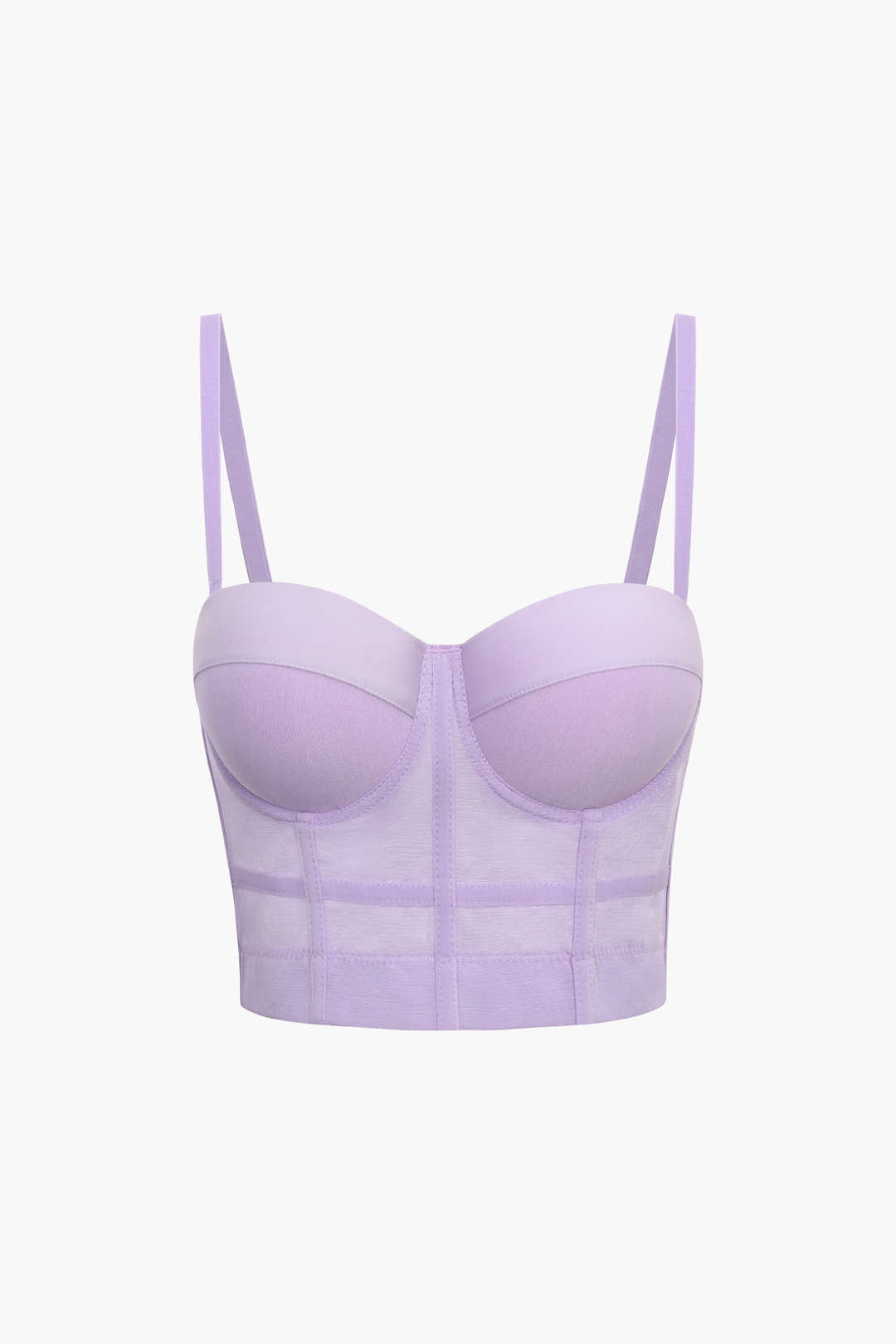 Blouse Bustier en Maille avec Soutien-Gorge Intégré