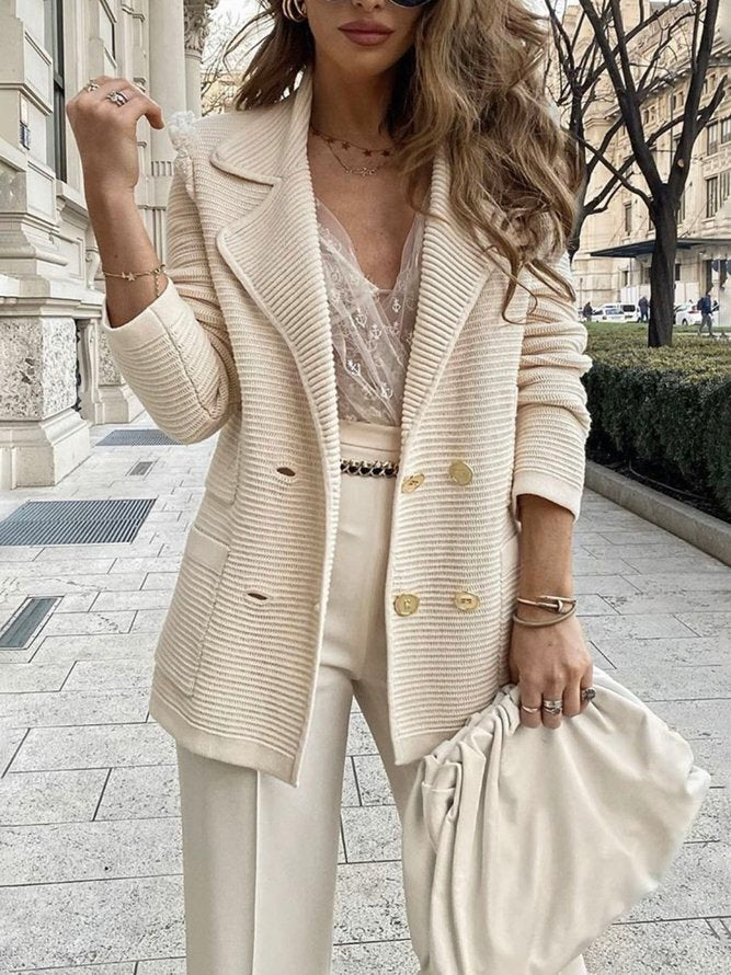 Greta - Blazer Beige Femme