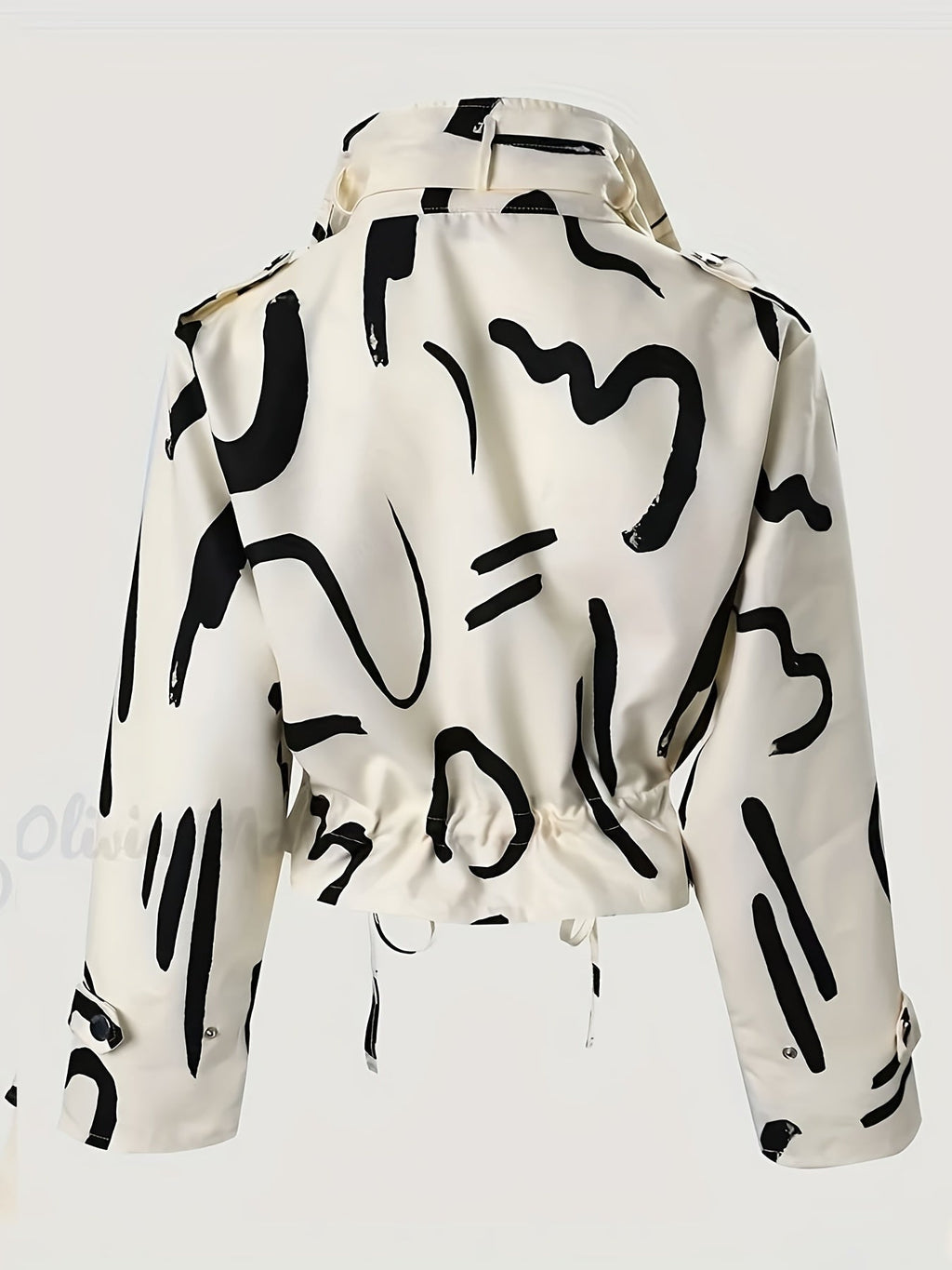 Veste Élégante Femme à Col Haut