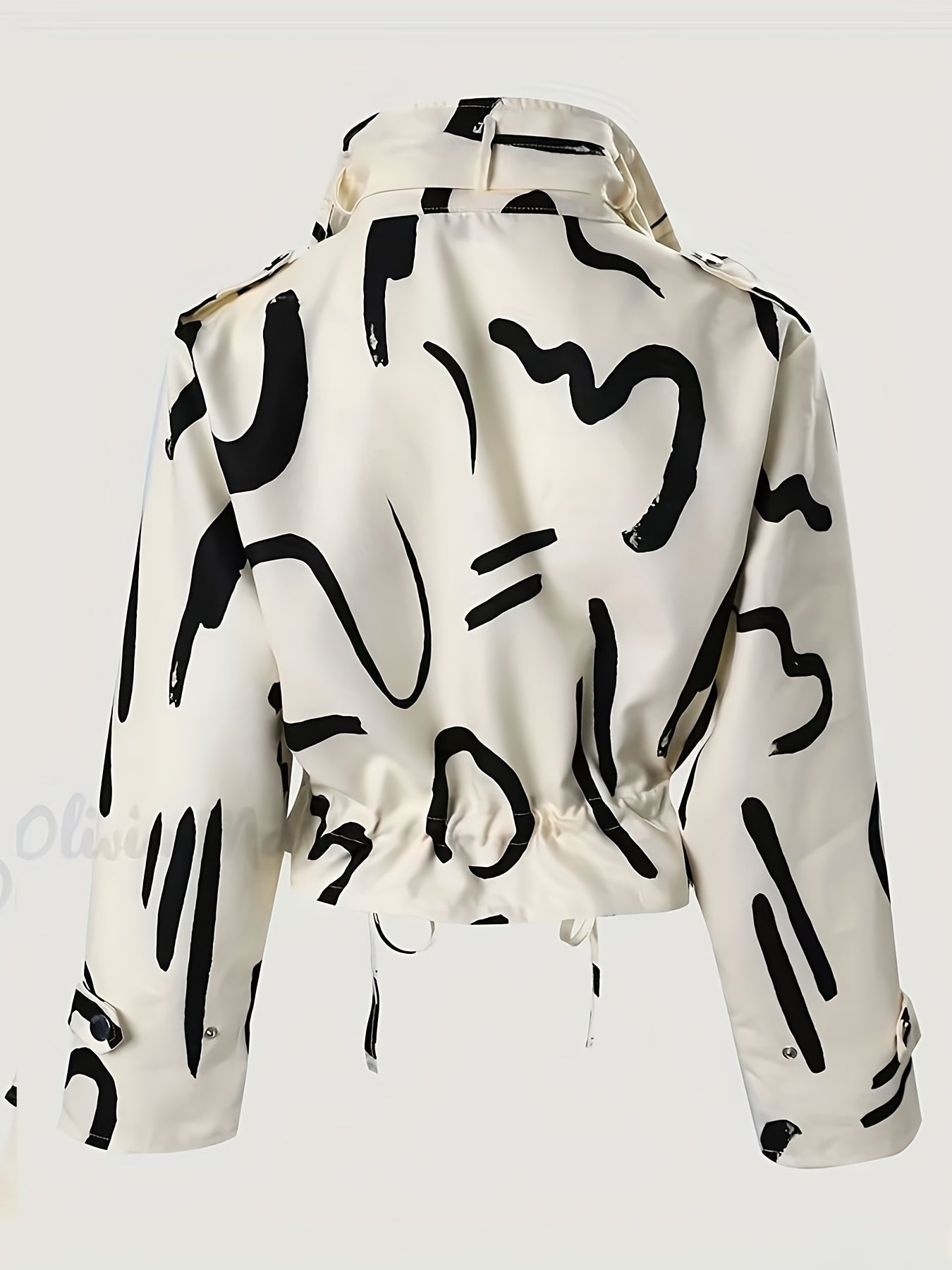 Veste Élégante Femme à Col Haut