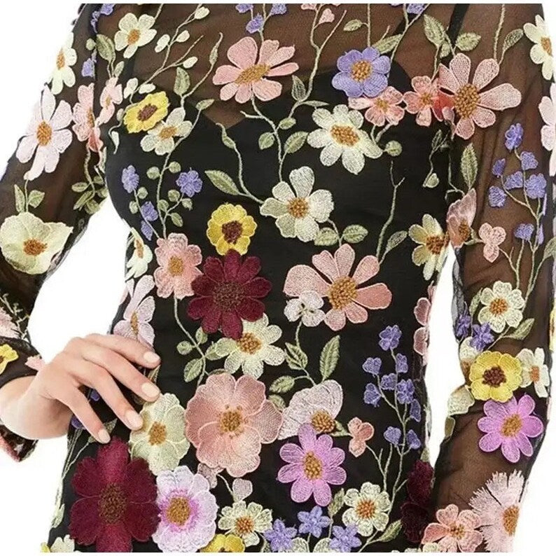 Unique Artisan Floral Dress