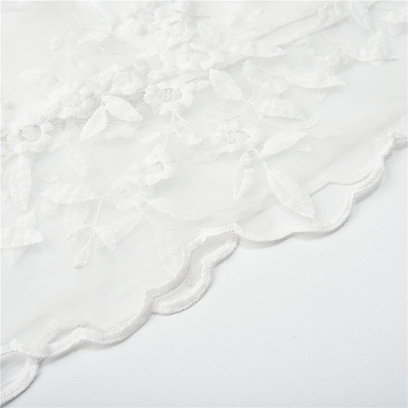 Chic Robe d'Été Blanche