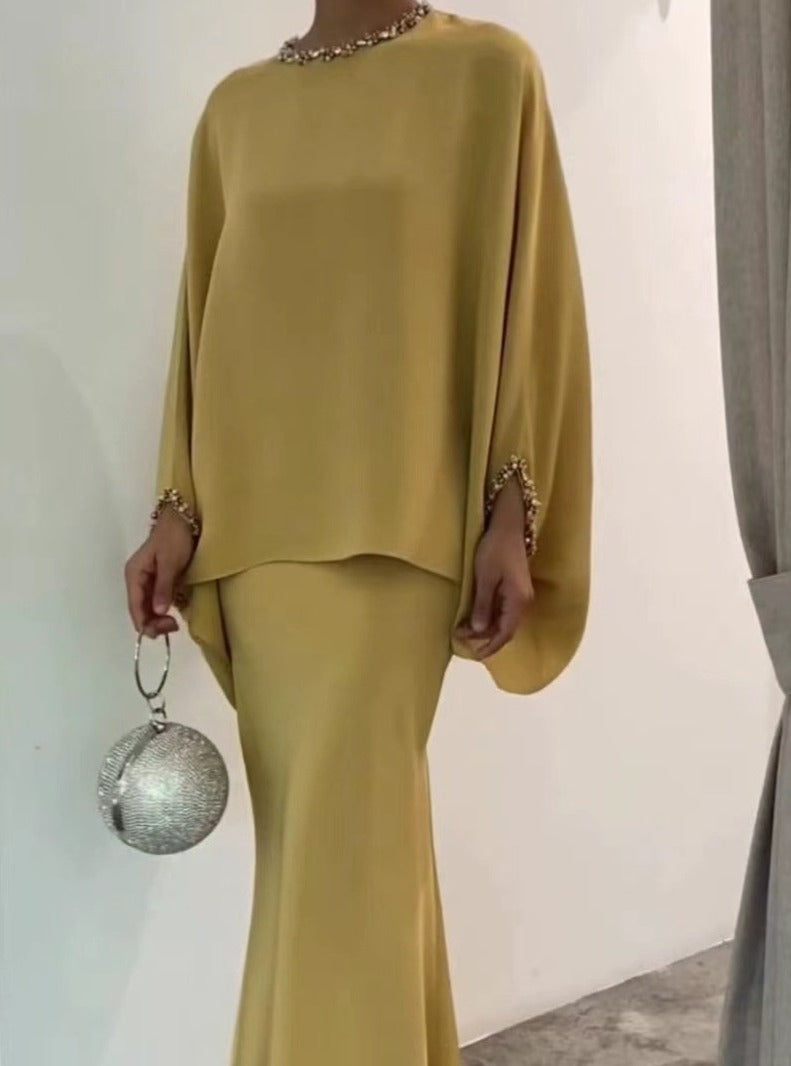 Asya - Ensemble de Robe en Perles Américaines