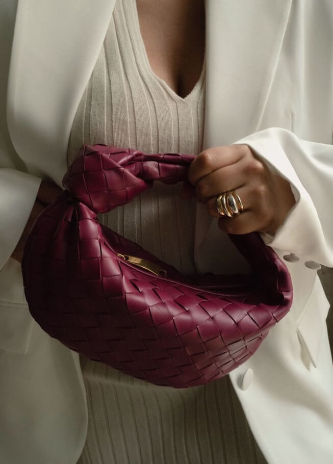 Chic Sac à Main au Design Tissé